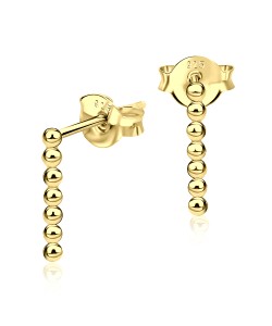 Gold Plated Silver Stud Earring STS-3269-GP